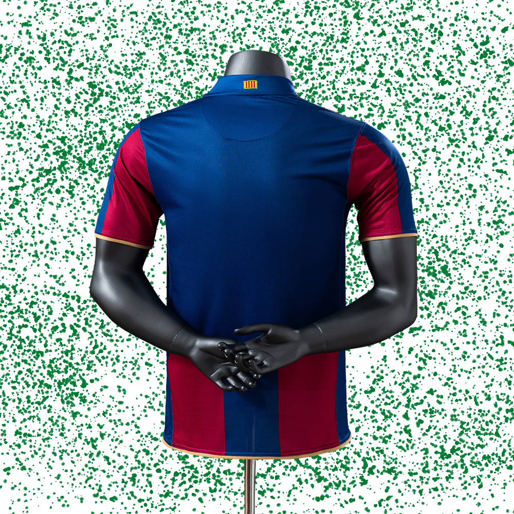 Barcelona 2007/08 Home Player Version Retro Jersey