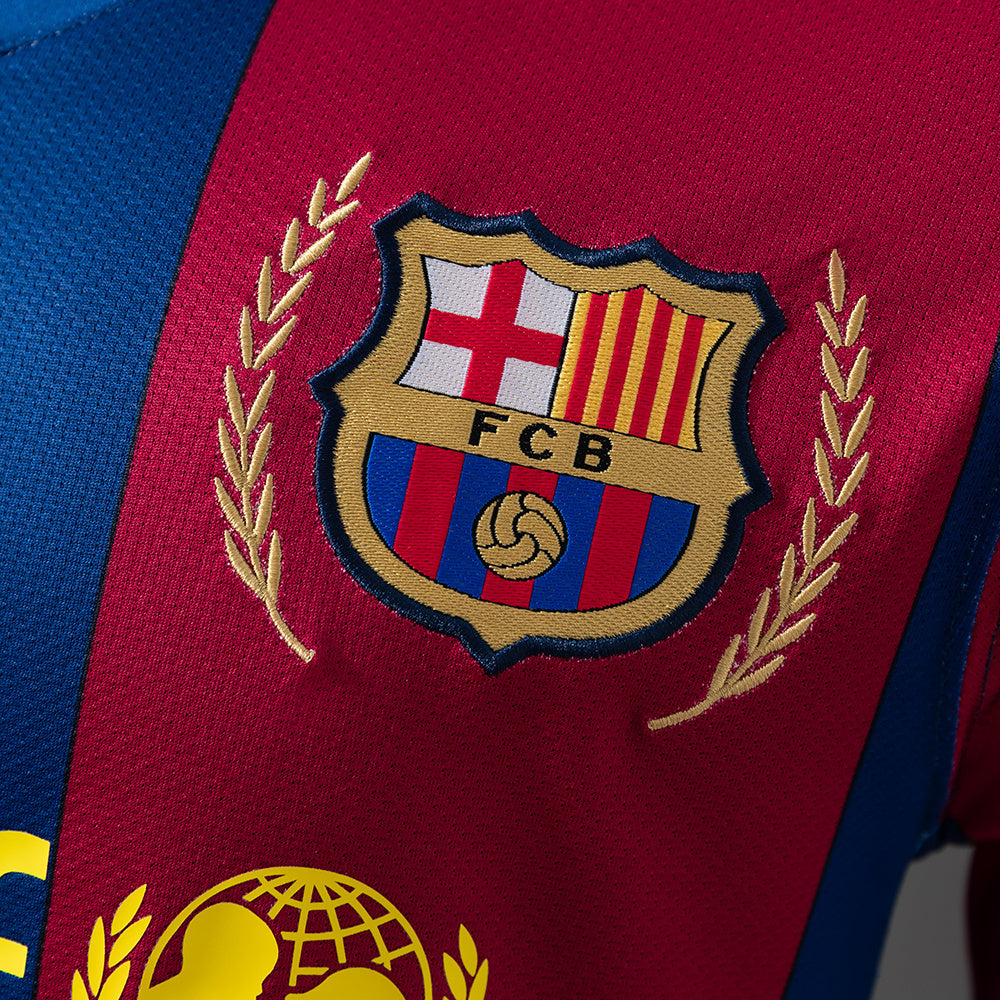 Barcelona 2007/08 Home Player Version Retro Jersey