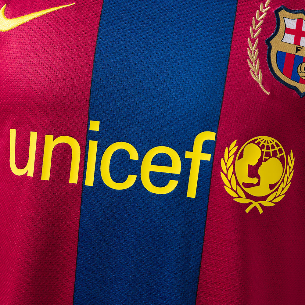 Barcelona 2007/08 Home Player Version Retro Jersey