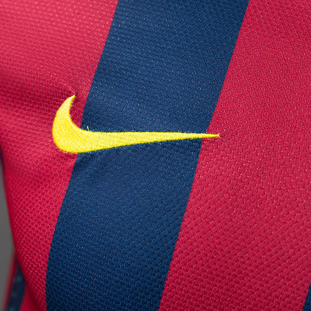 Barcelona 2013/14 Home Player Version Retro Jersey