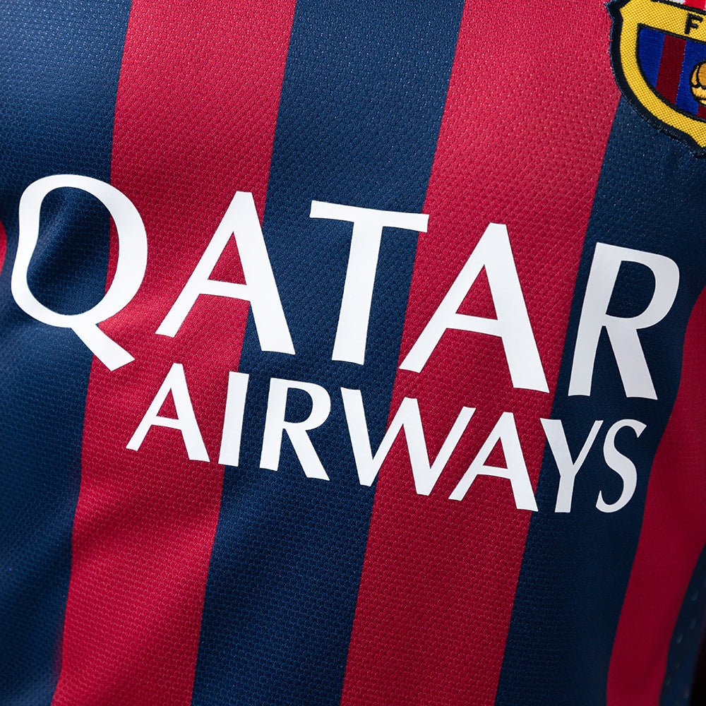 Barcelona 2013/14 Home Player Version Retro Jersey