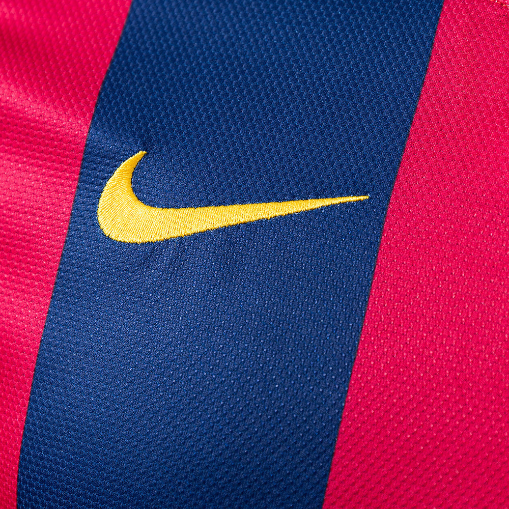 Barcelona 2014/15 Home Long Sleeve Player Version Retro Jersey