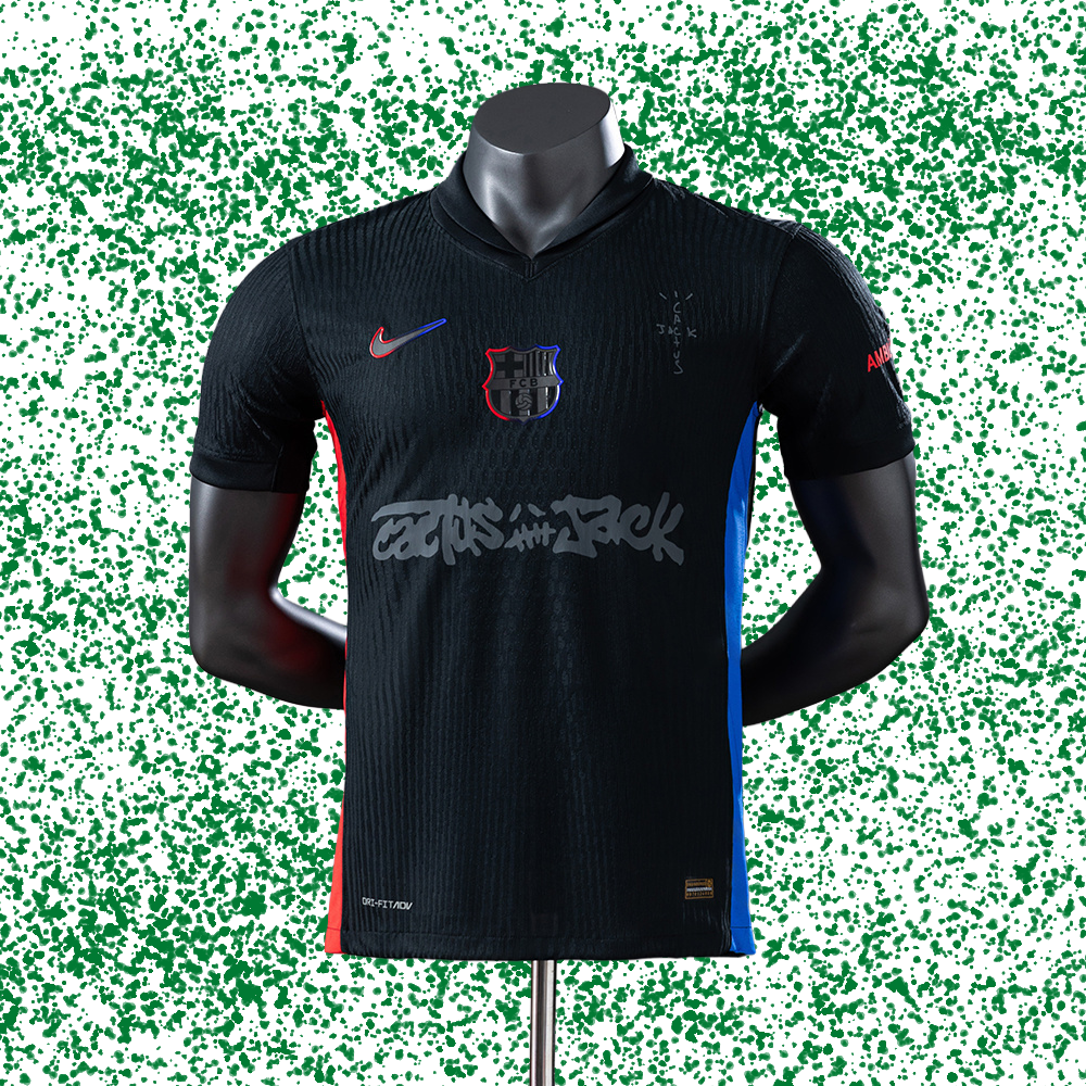 Barcelona 24/25 Away x Travis Scott Player Version Jersey