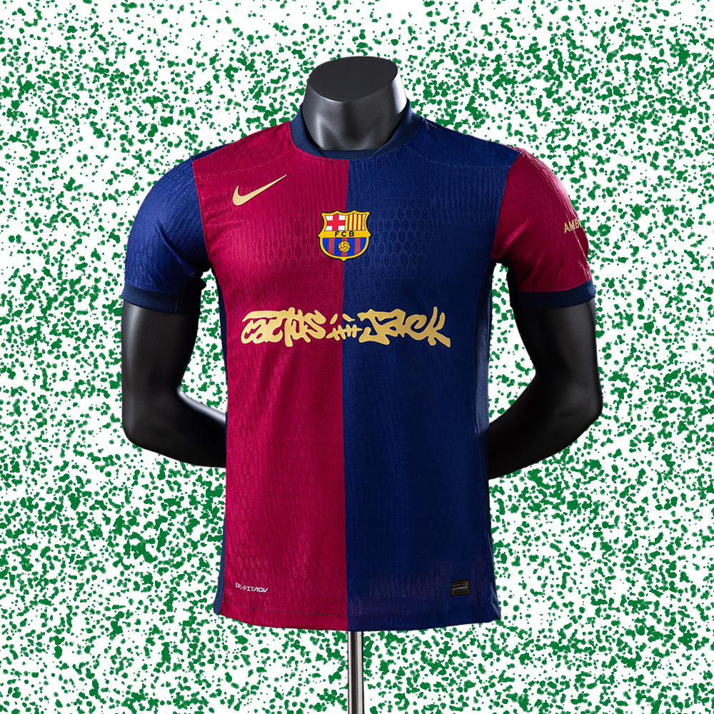 Barcelona 24/25 Home x Travis Scott Player Version Jersey