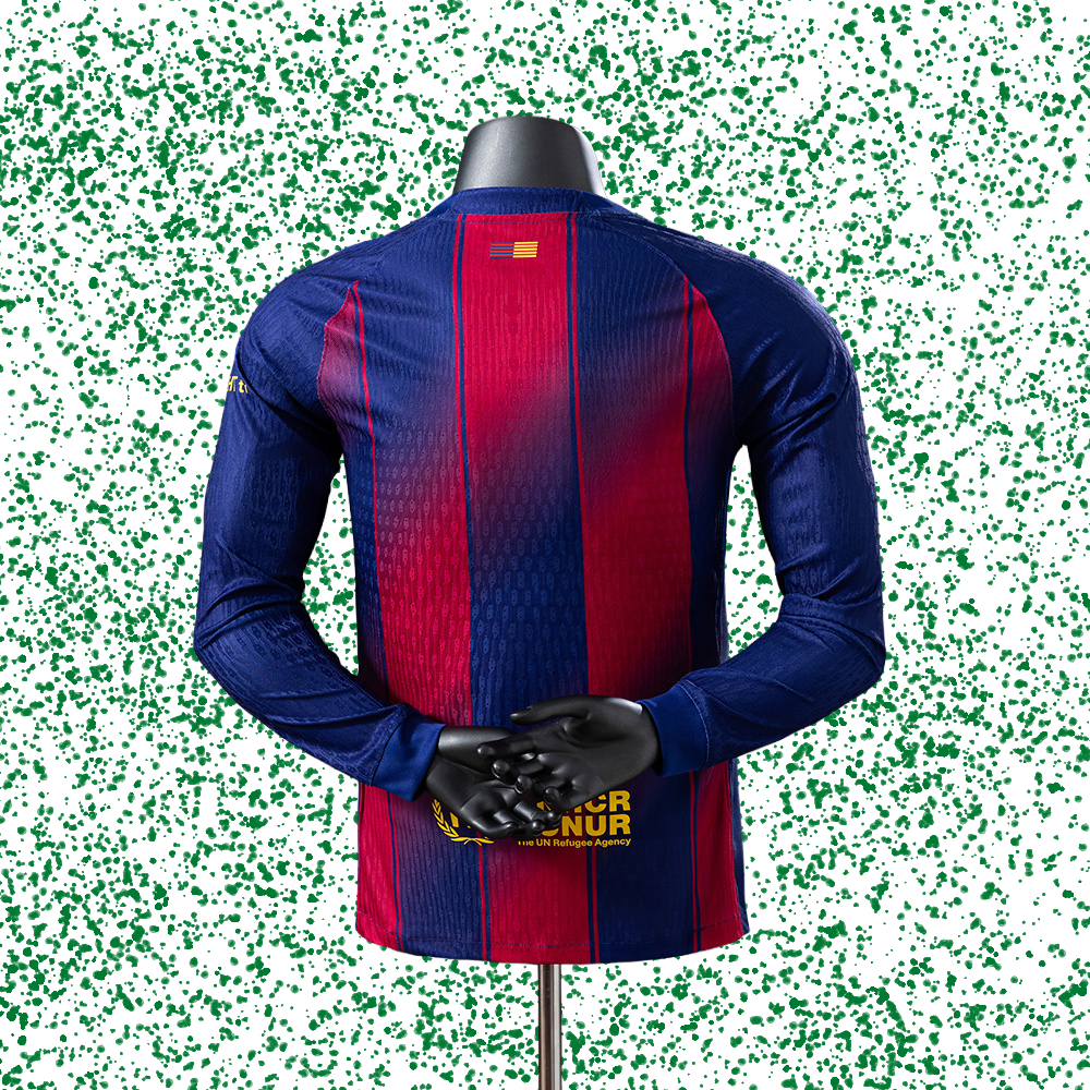 Barcelona 25/26 Home Long Sleeve Player Version Jersey