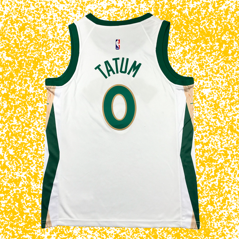 Celtics #0 Tatum White 2024 City Edition T-Shirt