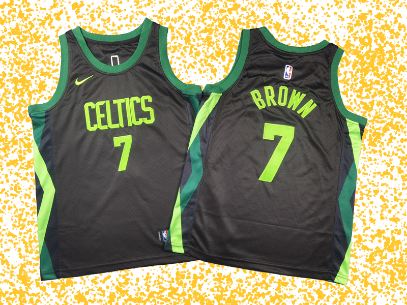 Boston Celtics #7 Brown NBA T-Shirt Official Fan Edition