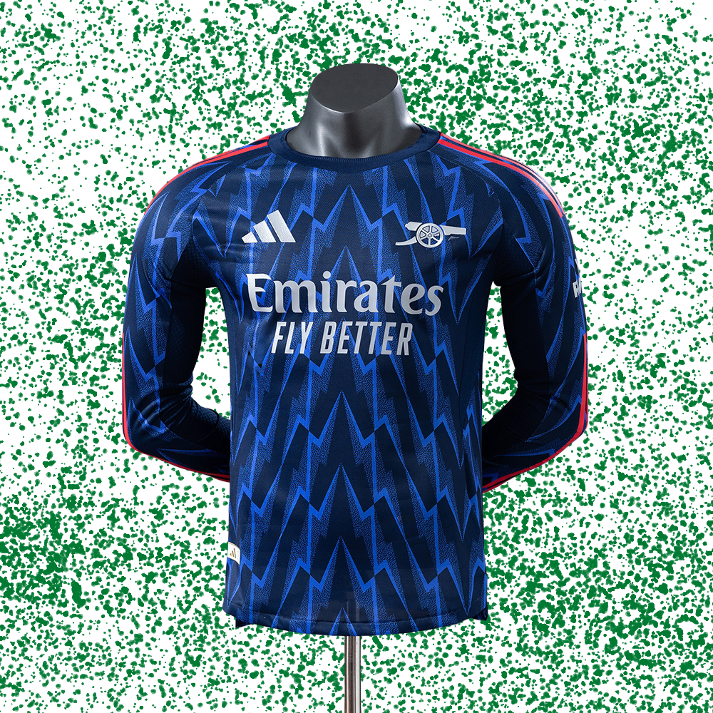 Arsenal 25/26 Away Player Version Long Sleeve Jersey