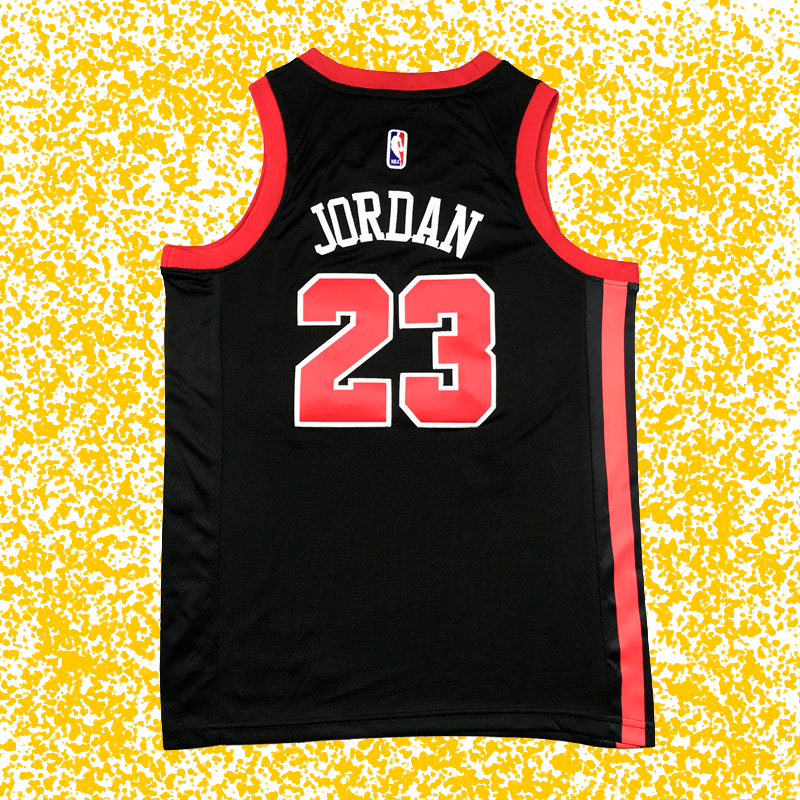 Bulls #23 Jordan Black 2024 City Edition T-Shirt