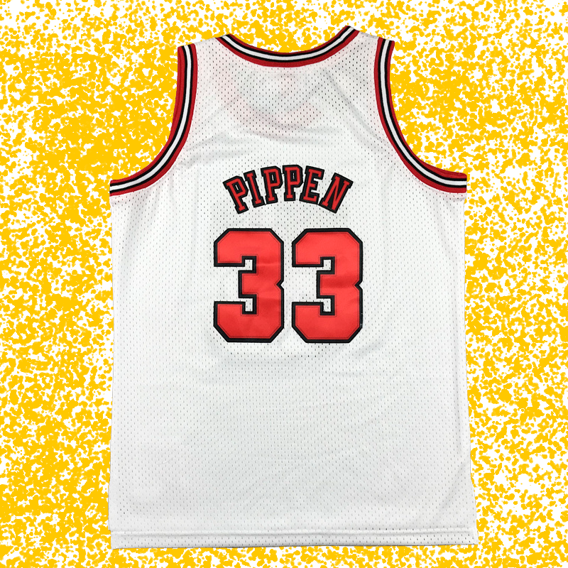 Bulls #33 Pippen Classic White Edition T-Shirt
