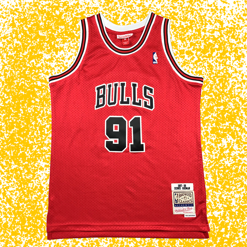 Bulls #91 Rodman Classic Red Edition T-Shirt