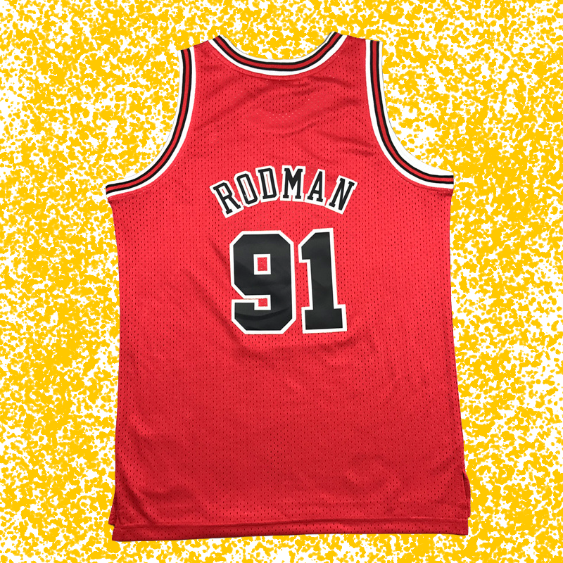 Bulls #91 Rodman Classic Red Edition T-Shirt