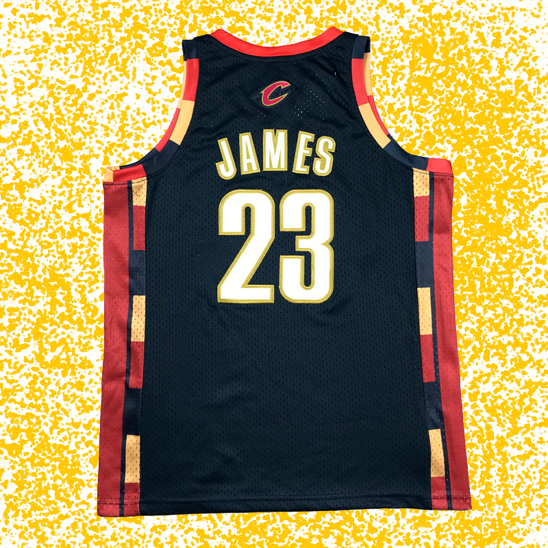 Cavaliers #23 James Navy Retro Edition T-Shirt