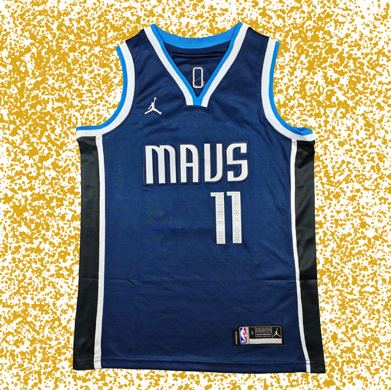 Dallas Mavericks #11 Irving Deep Blue Statement Edition T-Shirt