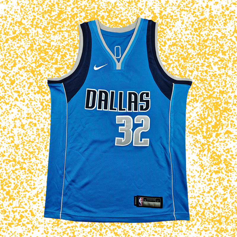 Mavericks #32 Flagg Blue T-Shirt