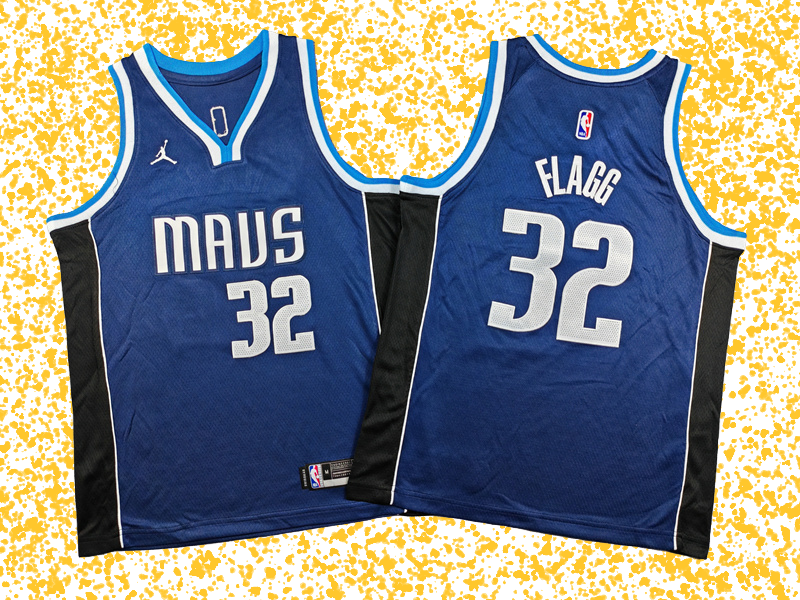 Mavericks #32 Flagg Deep Blue T-Shirt – Statement Edition