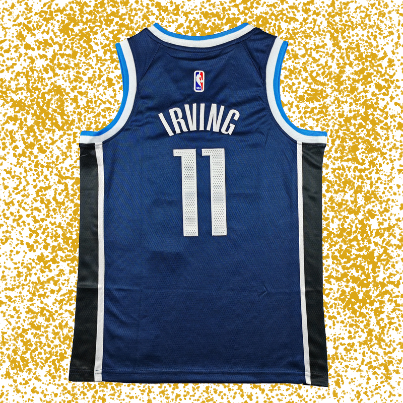 Dallas Mavericks #11 Irving Deep Blue Statement Edition T-Shirt