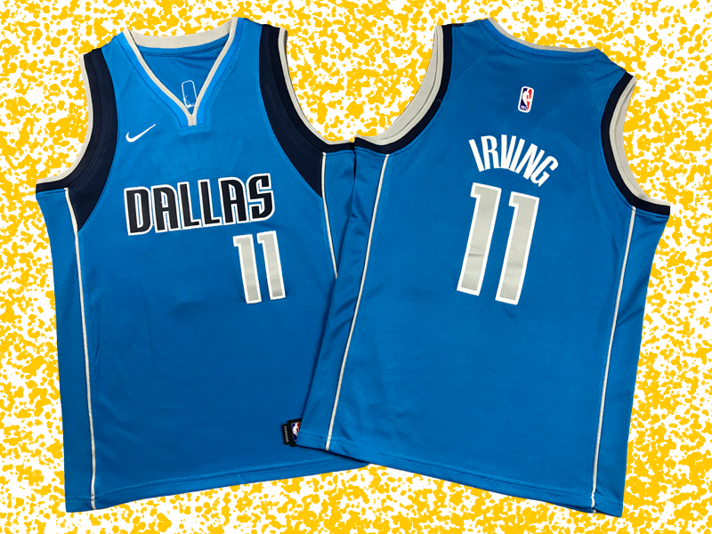 Mavericks #11 Irving Blue Icon Edition T-Shirt