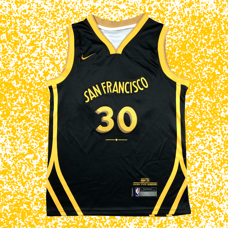 Warriors #30 Curry Black 2024 City Edition T-Shirt