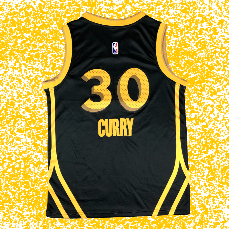 Warriors #30 Curry Black 2024 City Edition T-Shirt