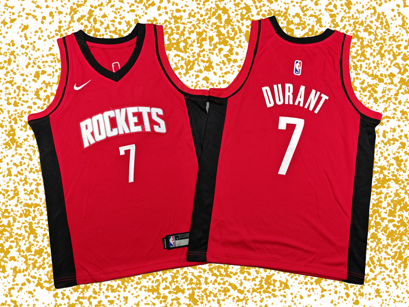 Rocket #7 Durant Red T-Shirt