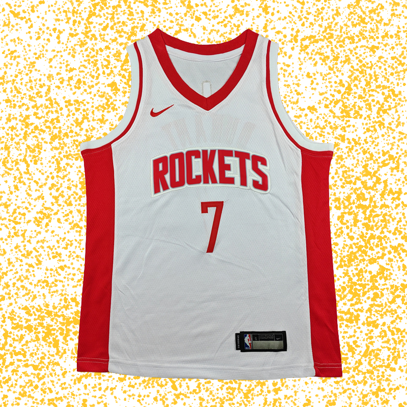 Rocket #7 Durant White T-Shirt