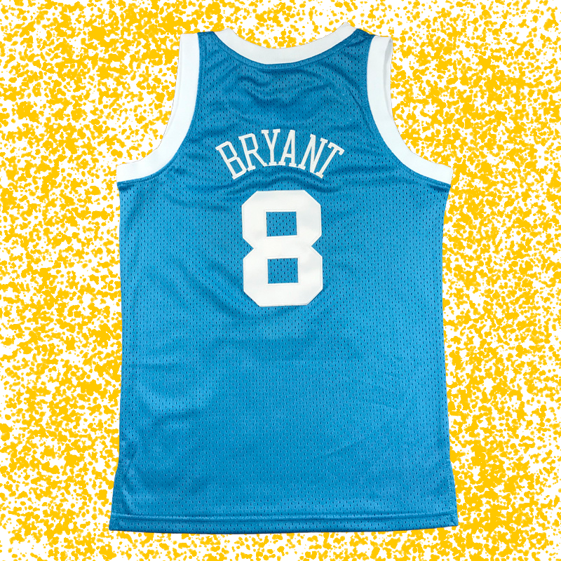Lakers #8 Bryant Blue 4-Star Tribute Edition T-Shirt