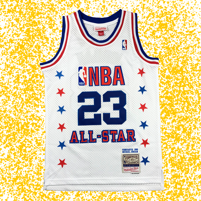 NBA All-Star 1989 #23 Jordan White Classic Edition T-Shirt