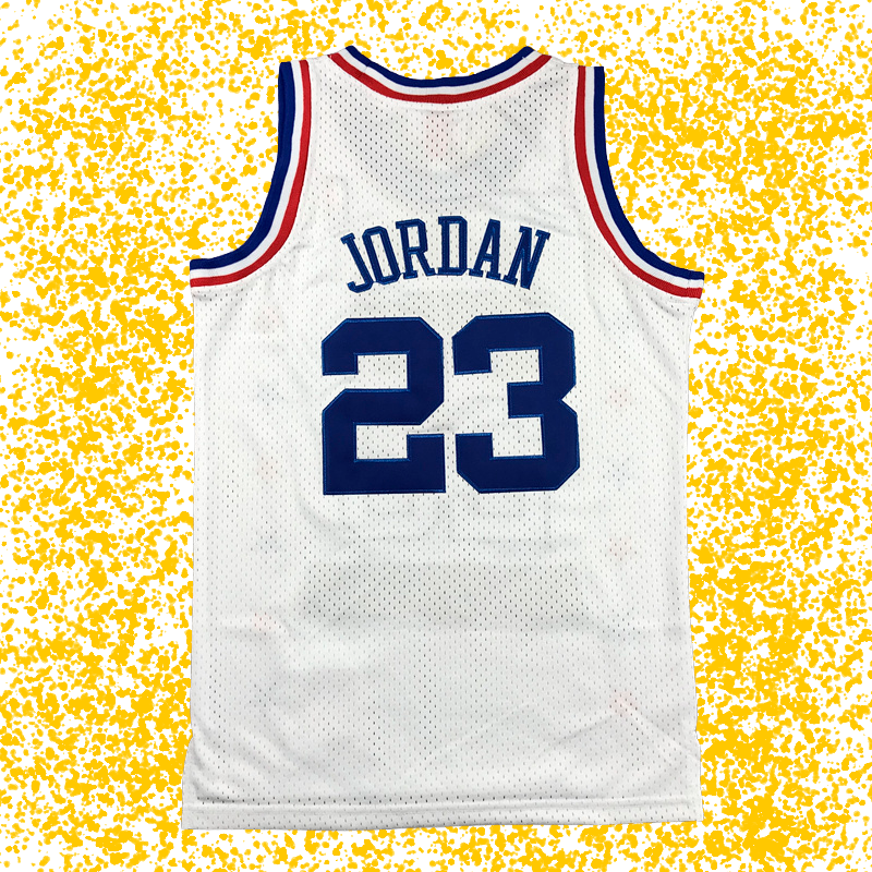 NBA All-Star 1989 #23 Jordan White Classic Edition T-Shirt