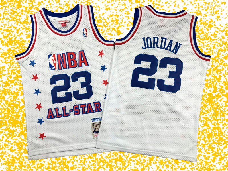 NBA All-Star 1989 #23 Jordan White Classic Edition T-Shirt