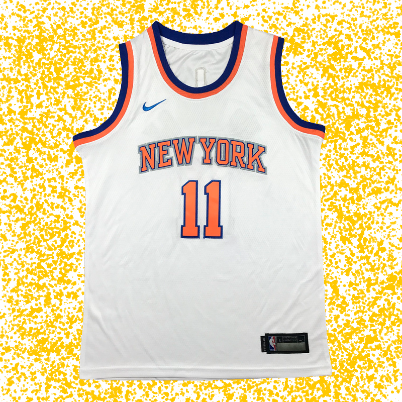 Knicks #11 Brunson White Association Edition T-Shirt