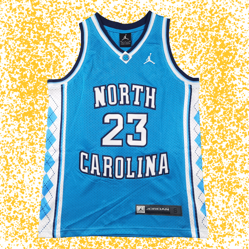 North Carolina #23 Jordan Blue Icon Edition T-Shirt