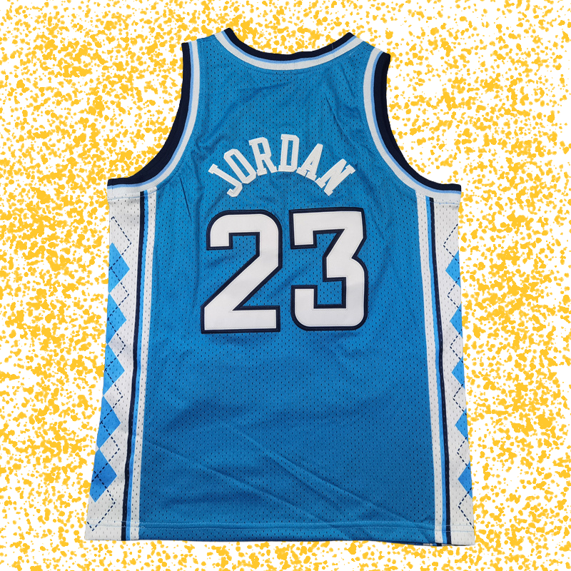 North Carolina #23 Jordan Blue Icon Edition T-Shirt