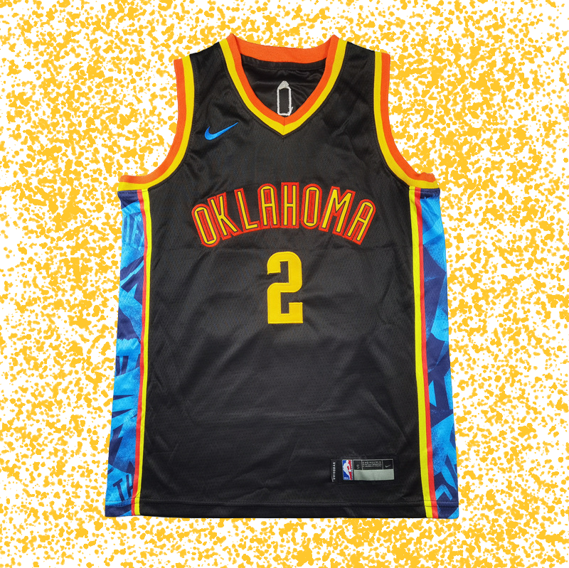 Thunder #2 Gilgeous-Alexander Black City Edition T-Shirt