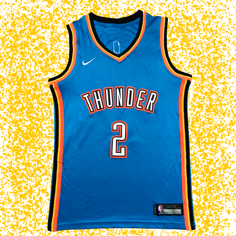 Thunder #2 Gilgeous-Alexander Blue Icon Edition T-Shirt