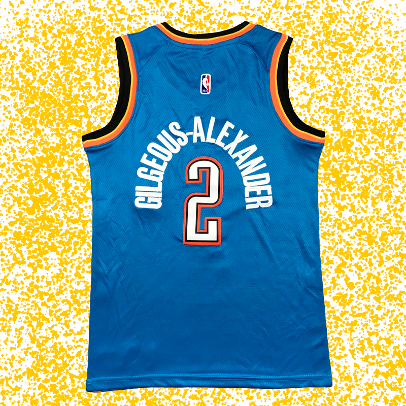 Thunder #2 Gilgeous-Alexander Blue Icon Edition T-Shirt