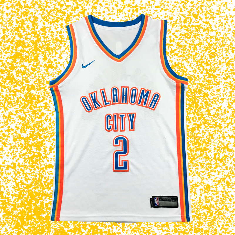Thunder #2 Gilgeous-Alexander White Association Edition T-Shirt