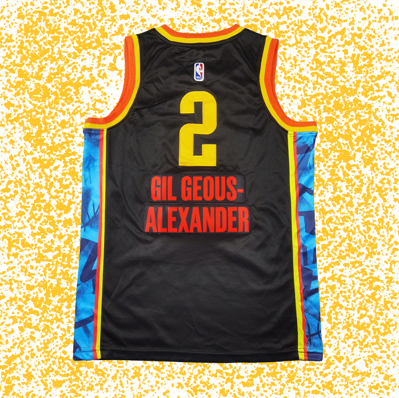 Thunder #2 Gilgeous-Alexander Black City Edition T-Shirt