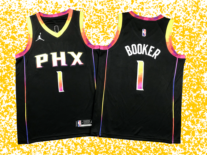 Suns #1 Booker Black Statement Edition T-Shirt