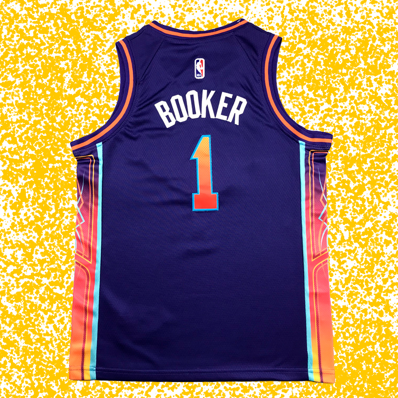 Suns #1 Booker Purple 2024 City Edition T-Shirt