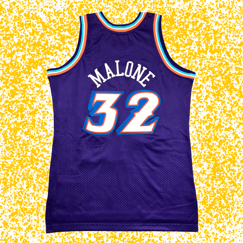 Jazz #32 Malone Purple Mountain Classic Edition T-Shirt