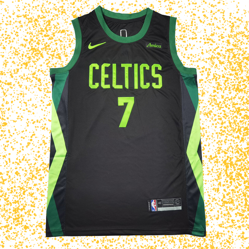 Boston Celtics #7 Brown NBA T-Shirt Official Fan Edition